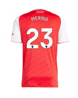 Arsenal Mikel Merino #23 Maglia Gara Casa Repliche 2025-26 Maniche Corte